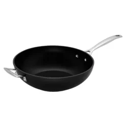 LE CREUSET Poêle Wok 30 cm Anti-Adhérente Les Forgées Discount