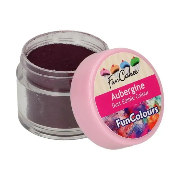FUNCAKES Poudre comestible Aubergine 1,5 g