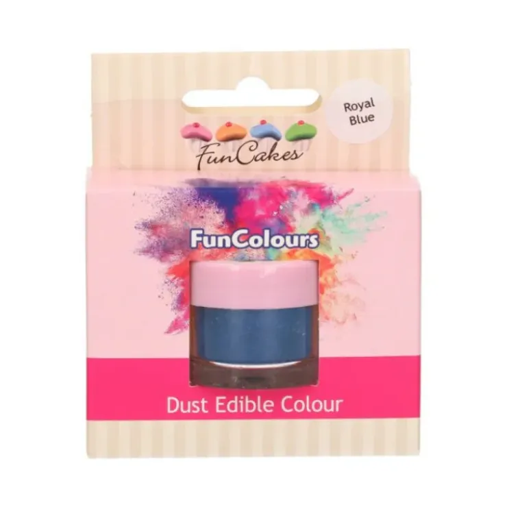 FUNCAKES Poudre comestible Bleu royal 2 g Online