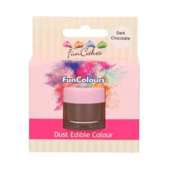 FUNCAKES Poudre comestible Chocolat noir 1,5 g