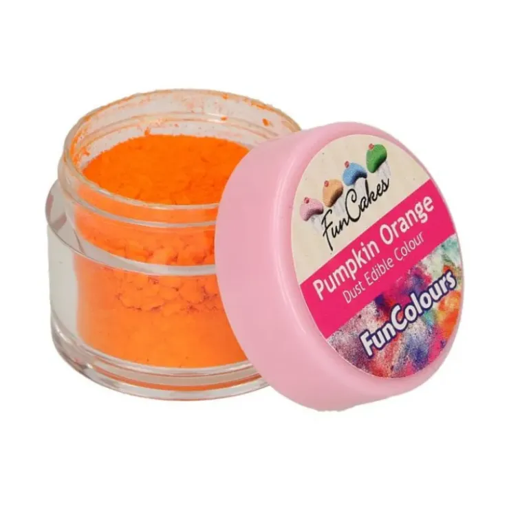 FUNCAKES Poudre comestible Orange citrouille 1,5 g Clearance