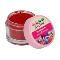 FUNCAKES Poudre comestible Rouge bordeaux 1,5 g Outlet