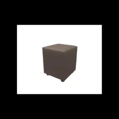 2IMAHL Pouf Carré en Simili Cuir Eléphant Lisbonne Sale