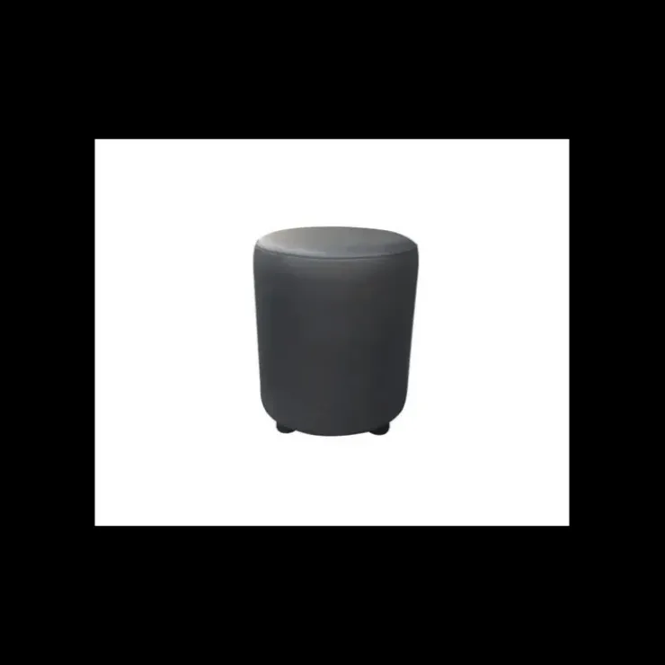2IMAHL Pouf Rond en Simili Cuir Eléphant Lisbonne Outlet