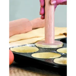 IBILI Poussoir à Tartelette Bois Ø 6,8 cm x H 21 cm