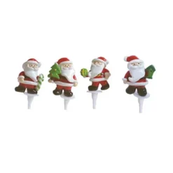 CUISINEADDICT Père Noël 4 modèles sur pique x48 Clearance