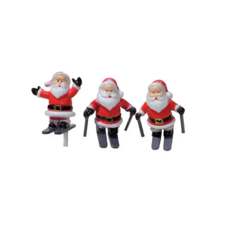 CUISINEADDICT Père Noël à Ski sur pique x72 Discount