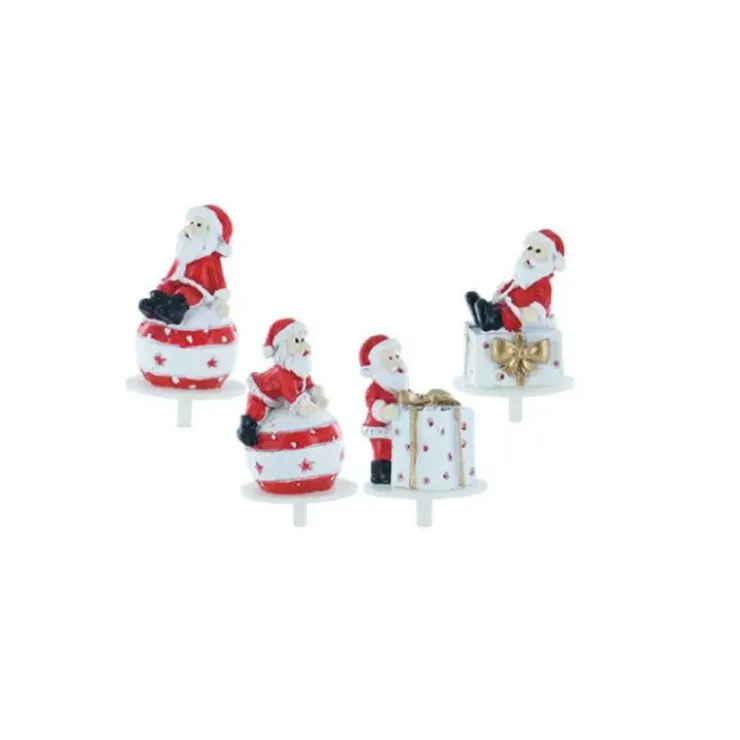 CUISINEADDICT Père Noël Cadeaux et Boules Sujets en Résine x50 Clearance