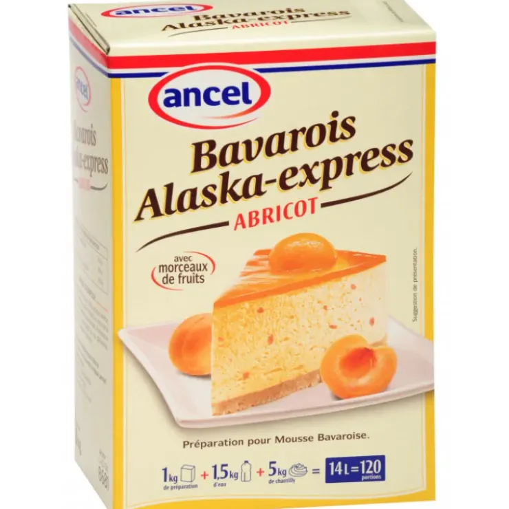 ANCEL Préparation bavarois Alaska-Express Abricot 1 kg