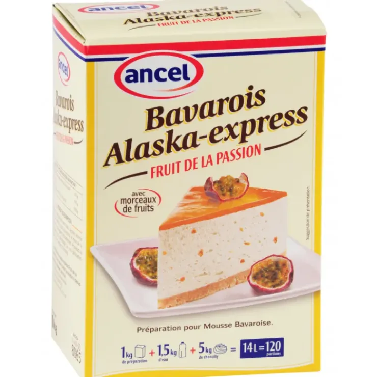 ANCEL Préparation bavarois Alaska-Express Fruits de la passion 1 kg Outlet