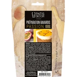 PATISDECOR Préparation Bavarois Gel Passion 100 g Patisdécor Clearance