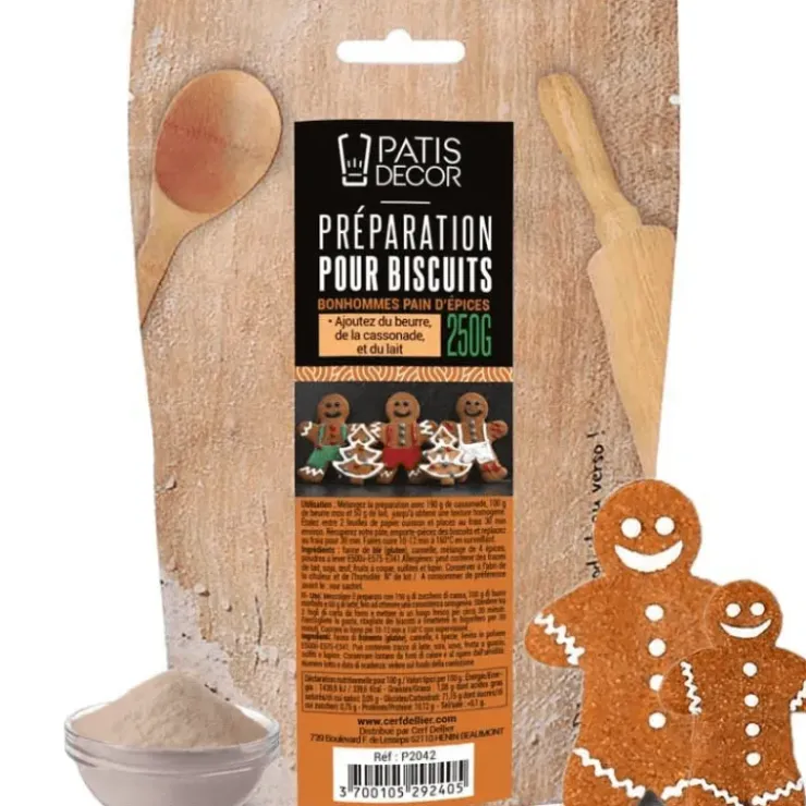 PATISDECOR Préparation Biscuit Pain d'Epices 250 g Patisdécor