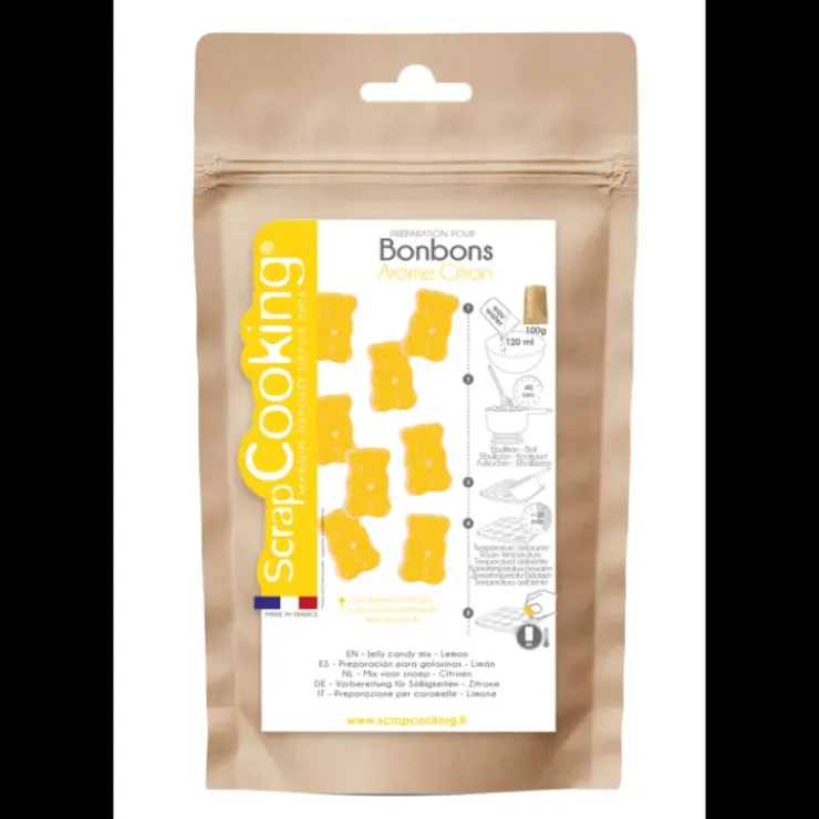 SCRAPCOOKING Préparation Bonbons gélifiés Citron 100 g Best