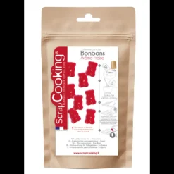 SCRAPCOOKING Préparation Bonbons gélifiés Fraise 100 g Sale