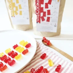 SCRAPCOOKING Préparation Bonbons gélifiés Fraise 100 g Sale
