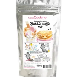 SCRAPCOOKING Préparation Bubble Waffles 450g Discount