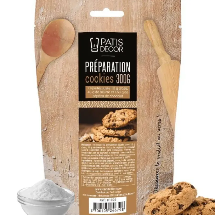PATISDECOR Préparation Cookies 300 g Patisdécor New
