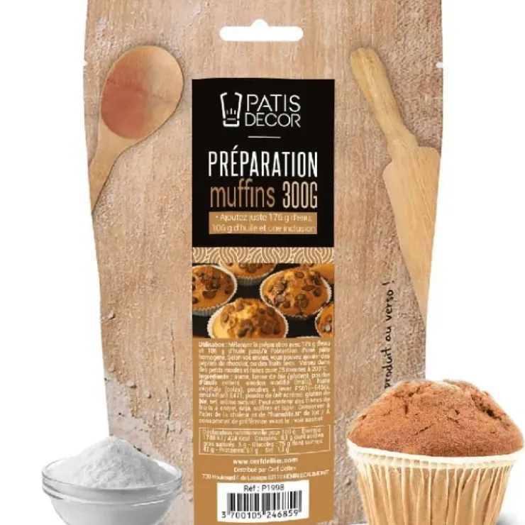 PATISDECOR Préparation Muffins 300 g Patisdécor