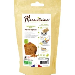 MIRONTAINE Préparation Pain d'Épice Bio 330 g Discount