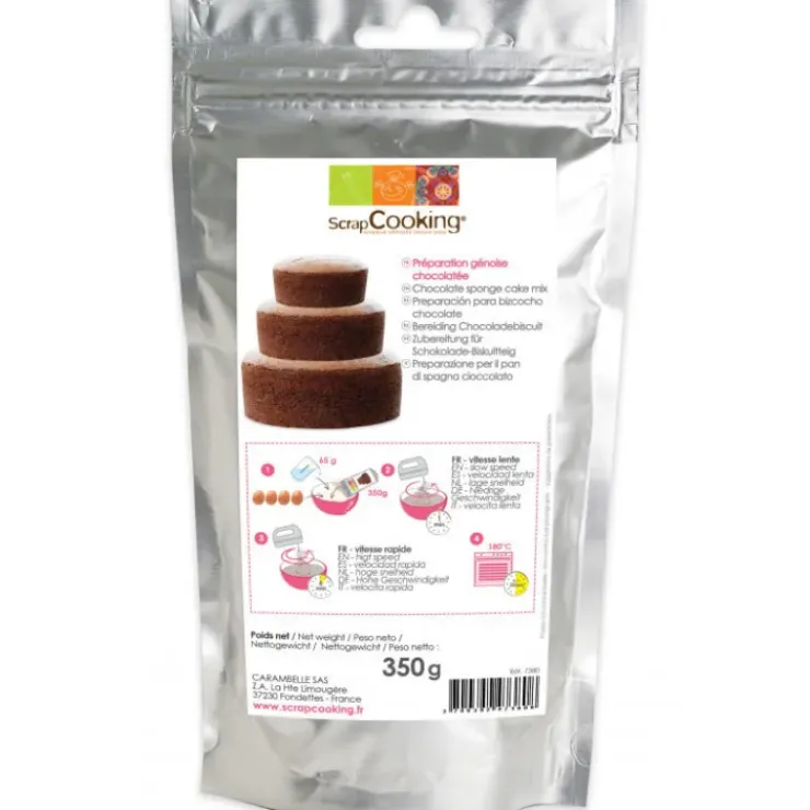 SCRAPCOOKING Préparation pour Génoise Chocolat 350g Clearance