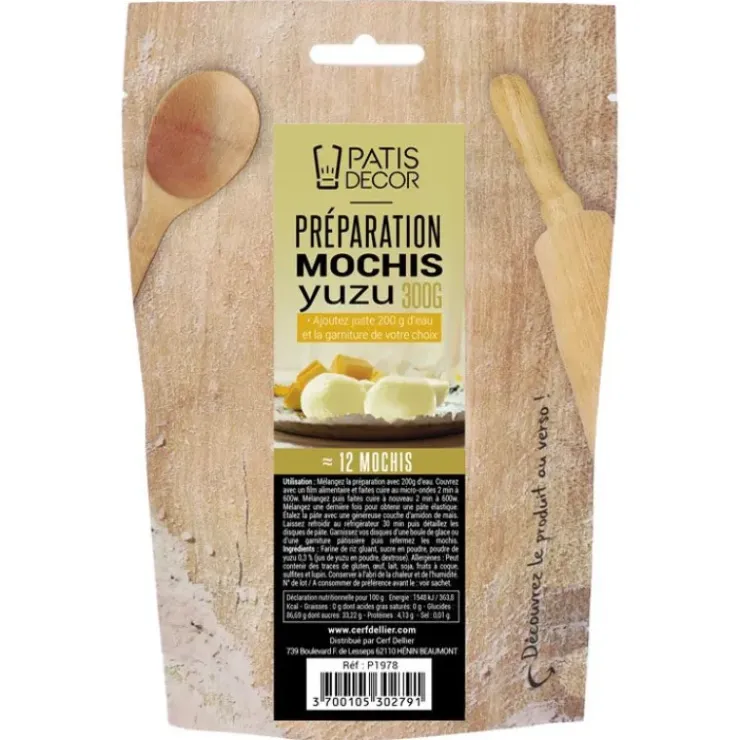 PATISDECOR Préparation Pour Mochis Yuzu 300 g Patisdécor Best