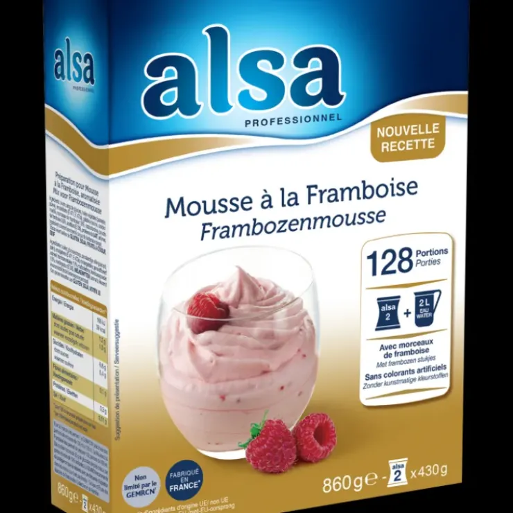 ALSA Préparation pour Mousse à la Framboise Hot