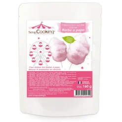 SCRAPCOOKING Préparation sucrée pour barbe à papa rose Best