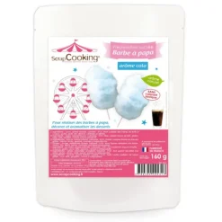 SCRAPCOOKING Préparation sucrée pour barbe à papa bleue goût cola New