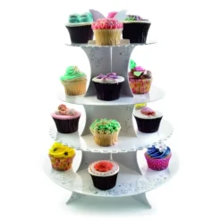 IBILI Présentoir à Cupcakes Carton Ø 34,5 cm x H 44 cm Best