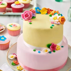 FUNCAKES Pâte à Sucre Blanche Chamallow 250g Hot