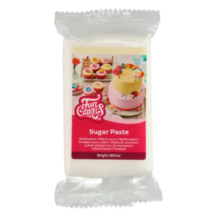 FUNCAKES Pâte à sucre Blanche 250g Outlet