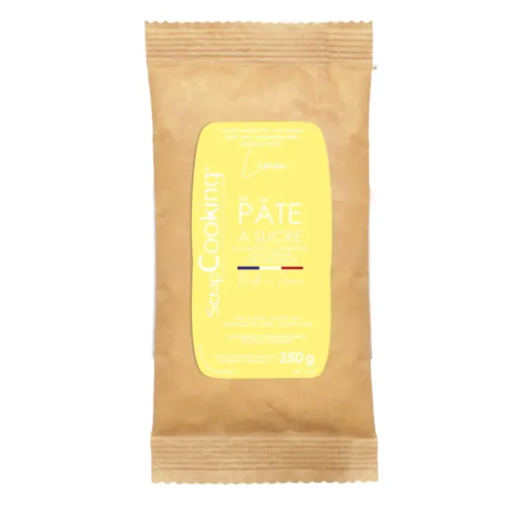 SCRAPCOOKING Pâte à Sucre Jaune Lemon Colorant Naturel 250 g Online