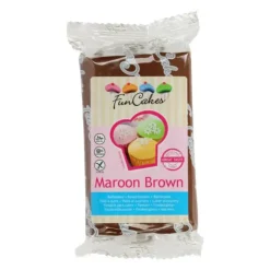 FUNCAKES Pâte à Sucre Marron 250g Sale