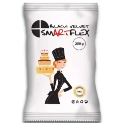 SMARTFLEX Pâte à Sucre Noir Black Velvet 250g Hot