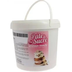 FLORENSUC Pâte à Sucre PREMIUM Blanche - Seau de 5 kg Sale