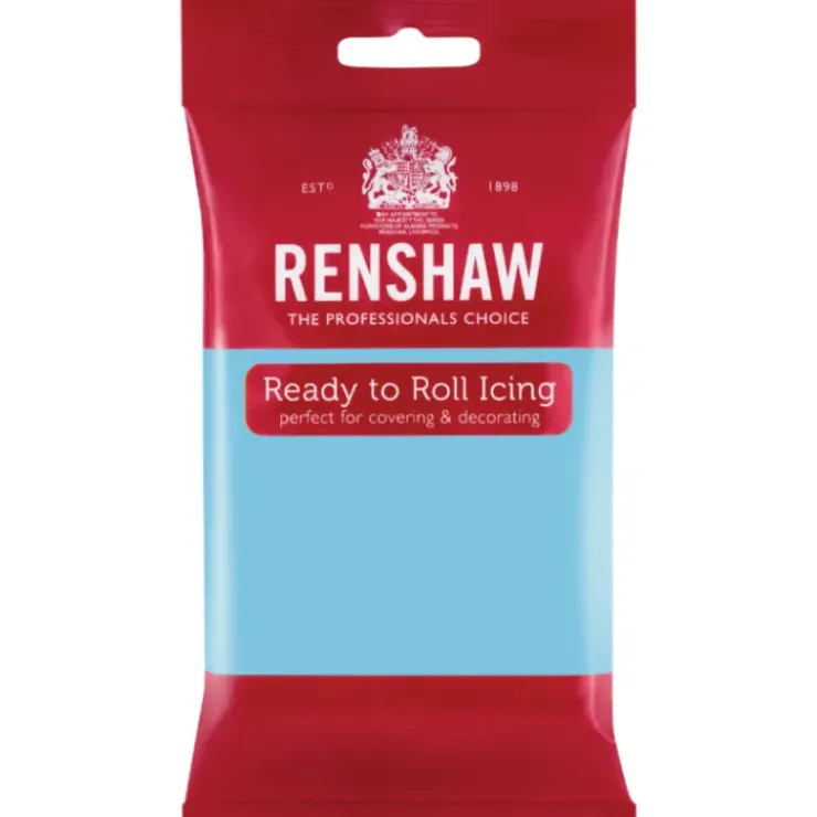 RENSHAW Pâte à Sucre Pro Baby Blue 250g Clearance