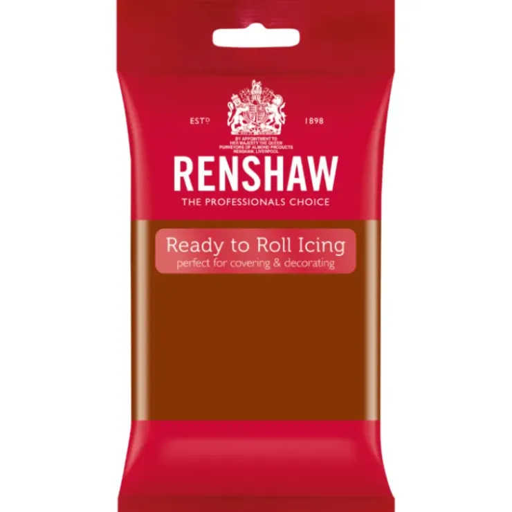 RENSHAW Pâte à Sucre Pro Marron Foncé 250g