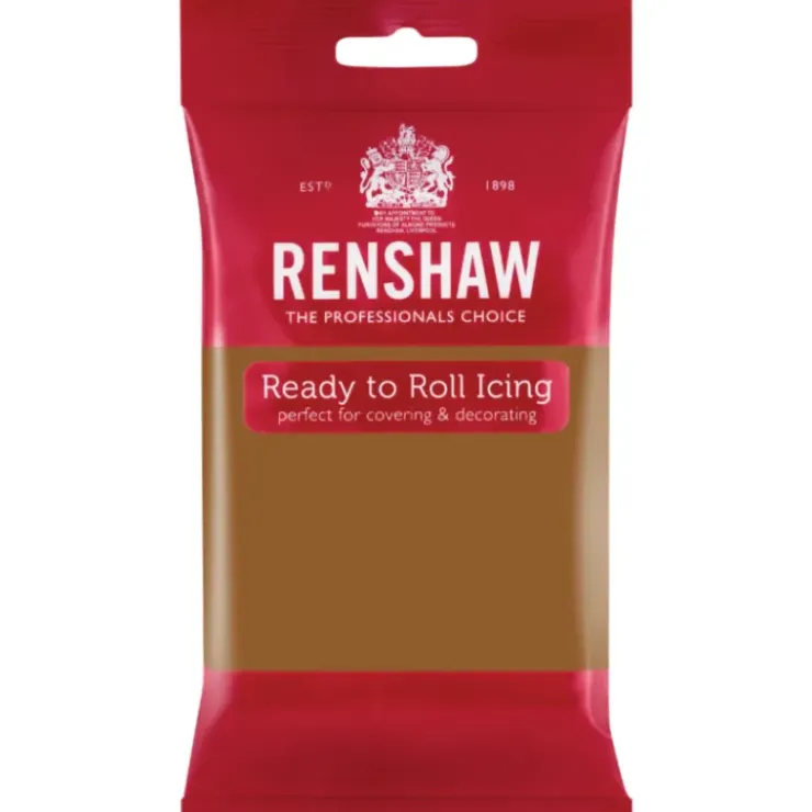 RENSHAW Pâte à Sucre Pro Marron 250g Hot