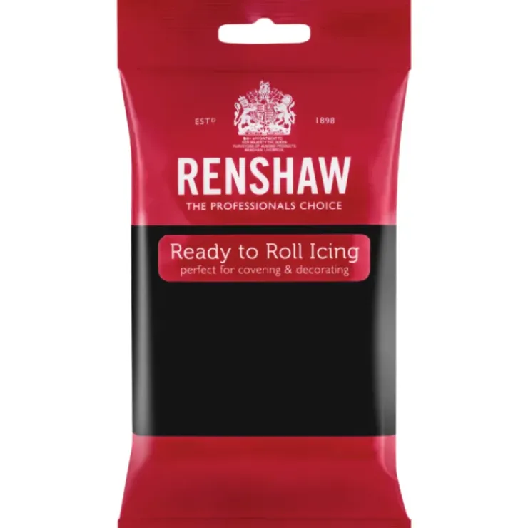 RENSHAW Pâte à Sucre Pro Noir 250g Sale