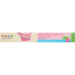 FUNCAKES Pâte à Sucre Prête à Dérouler Vert 430g Best