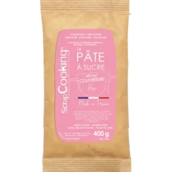 SCRAPCOOKING Pâte à Sucre Rose Spéciale Couverture 400 g Clearance
