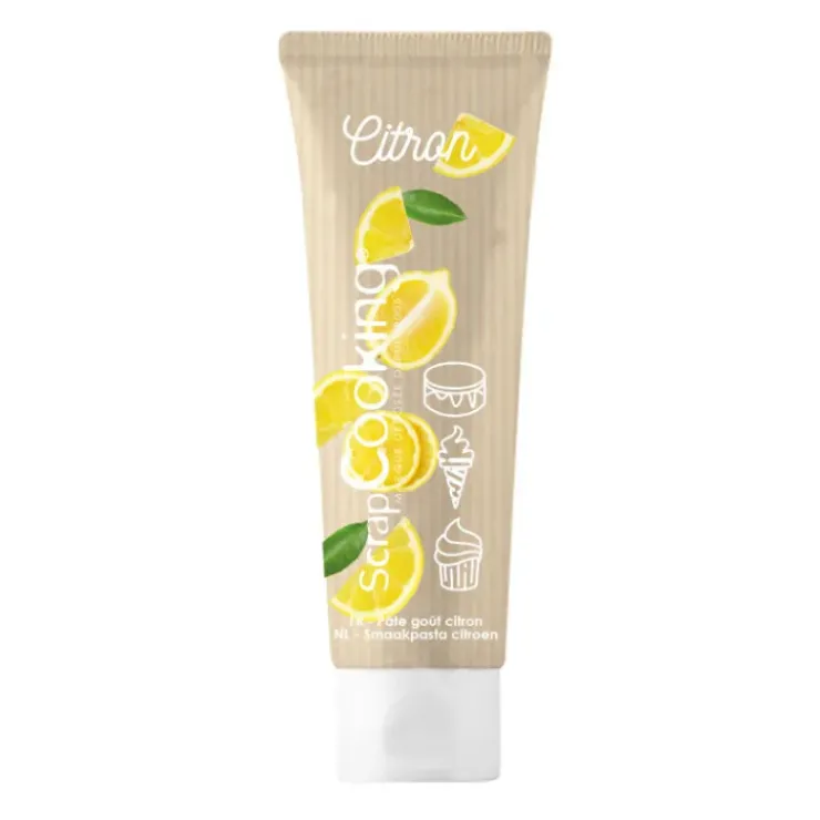 SCRAPCOOKING Pâte Aromatisée Citron en Tube 50 g Outlet