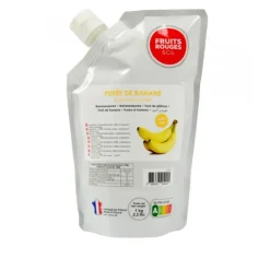 FRUITS ROUGES & CO Purée de Banane 1kg Sale