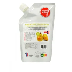 FRUITS ROUGES & CO Purée de Poire Williams 1kg Outlet