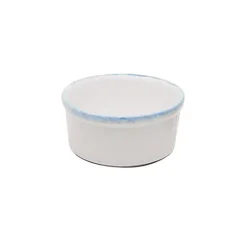 DIGOIN - SARREGUEMINES Ramequin 10 cm Porcelaine Blanche granitée New