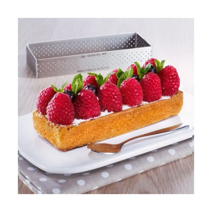 DE BUYER Rectangle perforé 12 x 4 cm de L'école Valrhona par Online