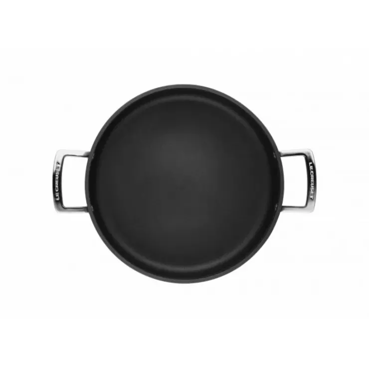 LE CREUSET Rondeau avec Couvercle 28 cm Anti-Adhérent Les Forgées Discount