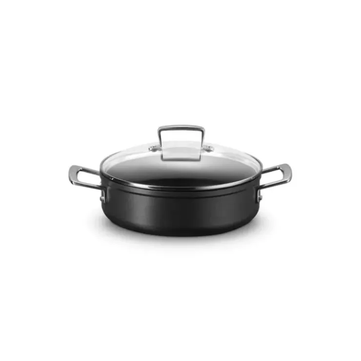 LE CREUSET Rondeau avec Couvercle 24 cm Anti-Adhérent Les Forgées Best