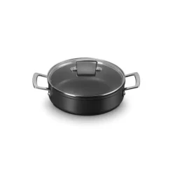 LE CREUSET Rondeau avec Couvercle 24 cm Anti-Adhérent Les Forgées Best
