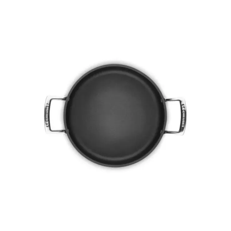 LE CREUSET Rondeau avec Couvercle 24 cm Anti-Adhérent Les Forgées Best